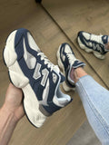 Sneaker Dana donkerblauw met lichtgrijs