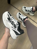Sneaker Elva wit- zwart