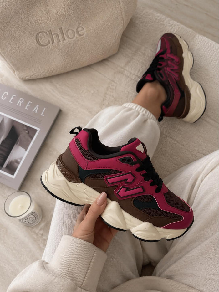Sneaker Dana wine-bruin