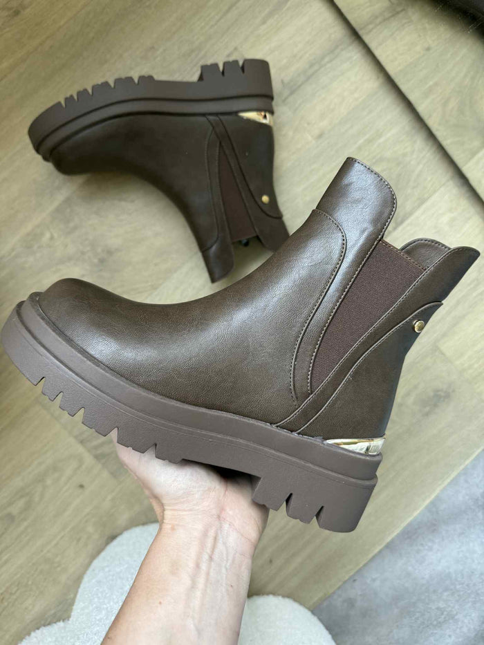 Boots Raven donkerbruin