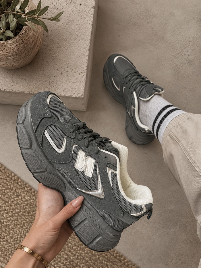 Zapatillas Elva gris