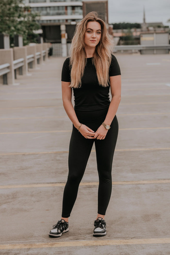 Sport T-shirt set Nova zwart