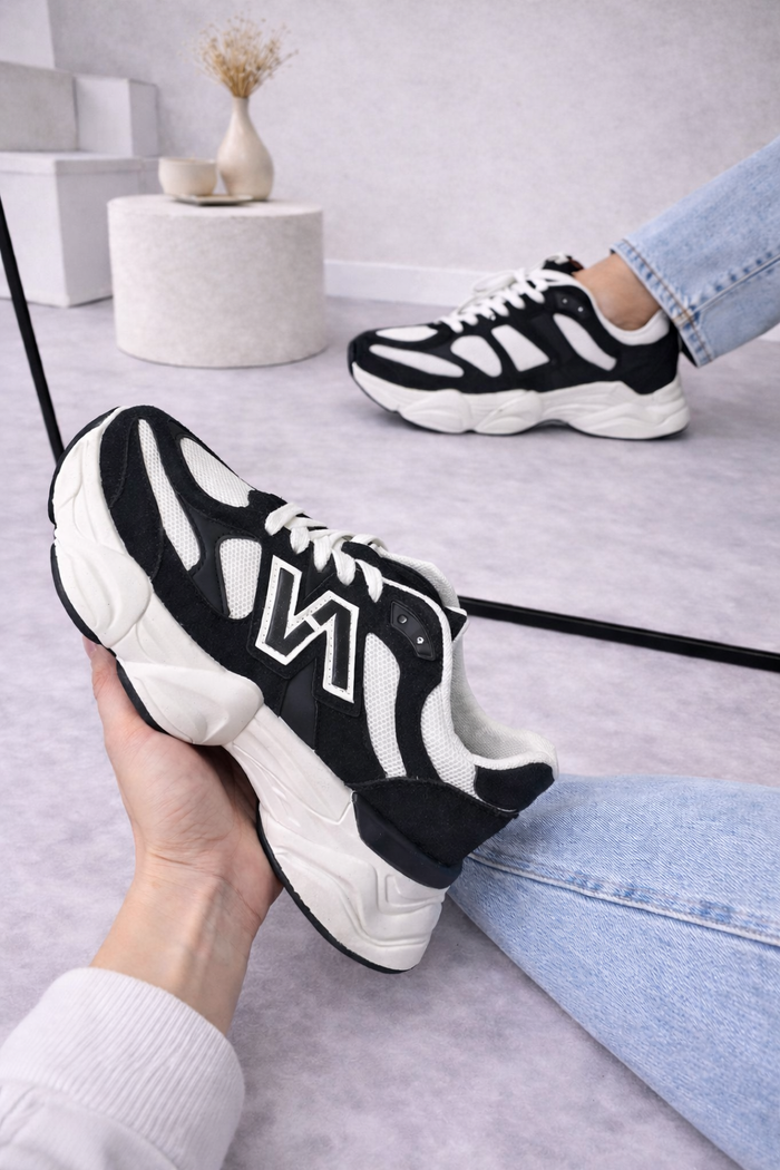 Sneaker Dana Zwartwit