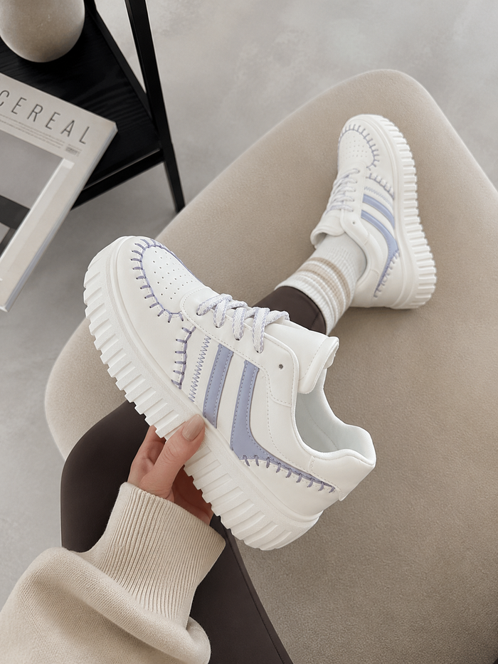 Sneaker Fleur paars