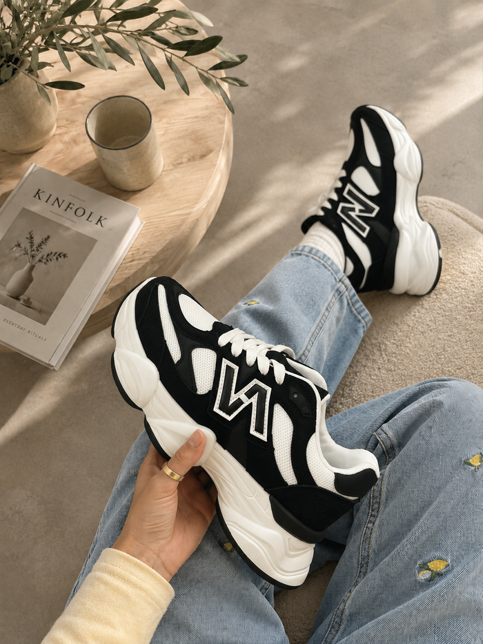 Sneaker Dana Zwartwit