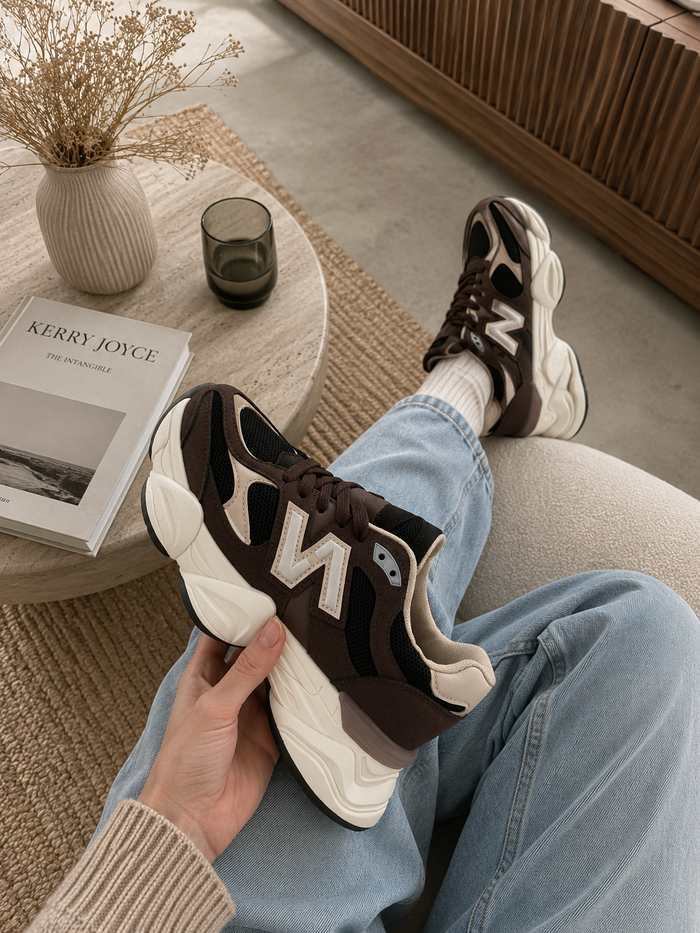 Sneaker Dana donkerbruin