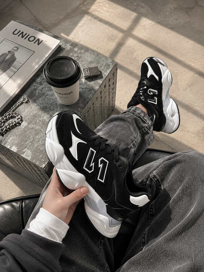 Sneaker Dana zwart wit