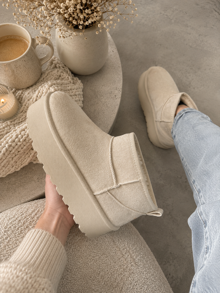 Zapatos sin cordones Juno beige claro