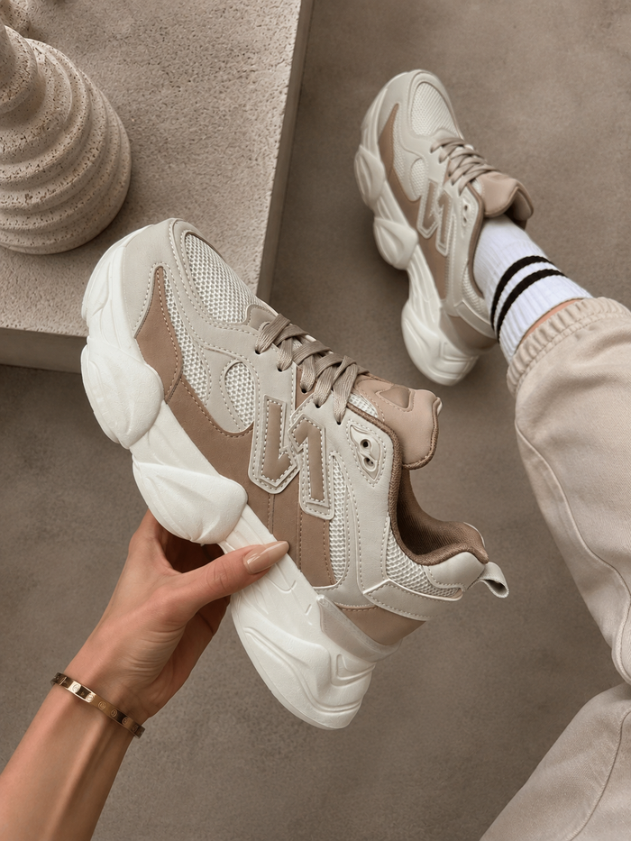 Zapatillas Dana caqui - beige