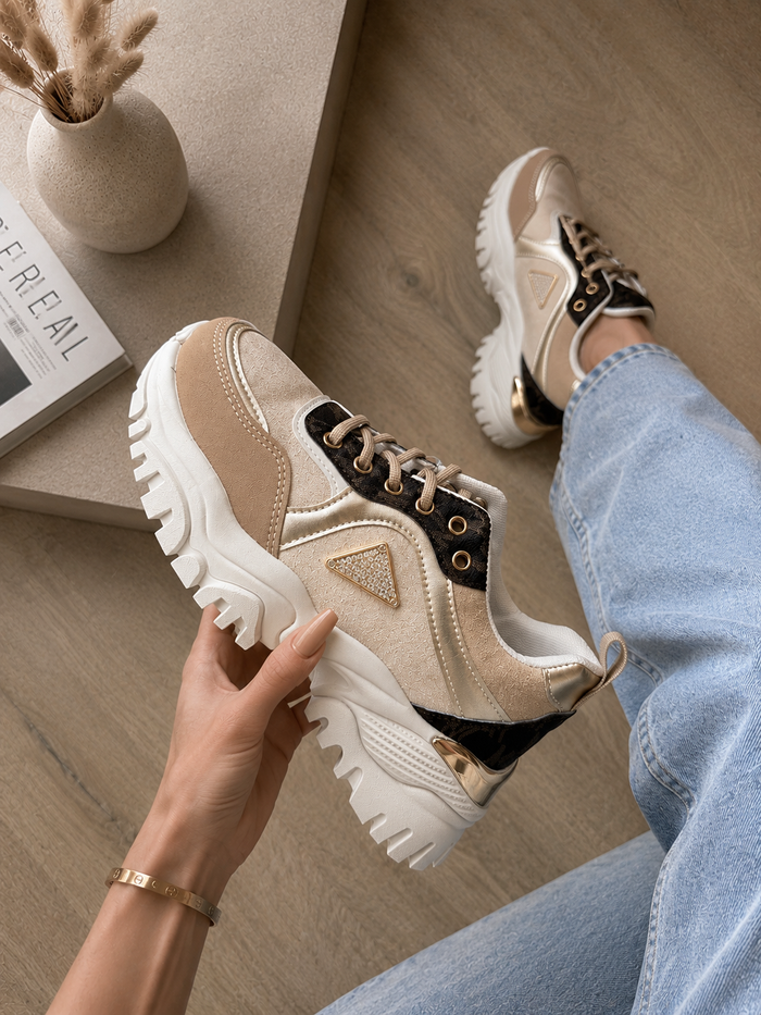 Zapatillas Ilvy caqui