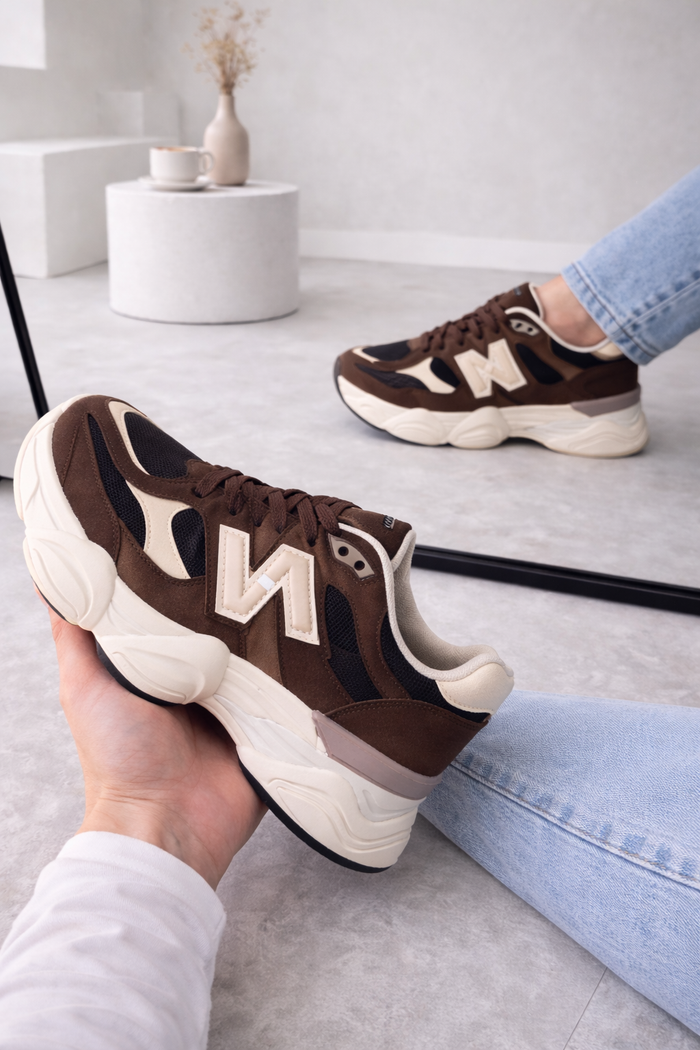 Sneaker Dana donkerbruin PRE-ORDER