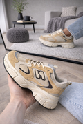 Sneaker Elva donkerbeige
