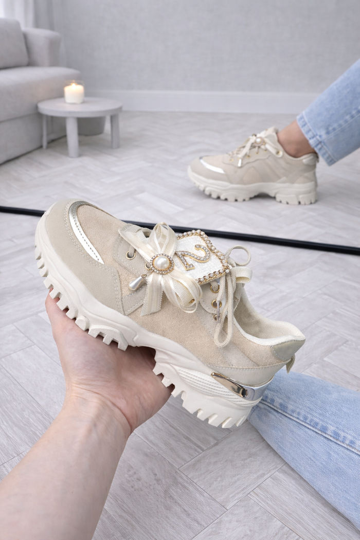 Sneaker Mila beige