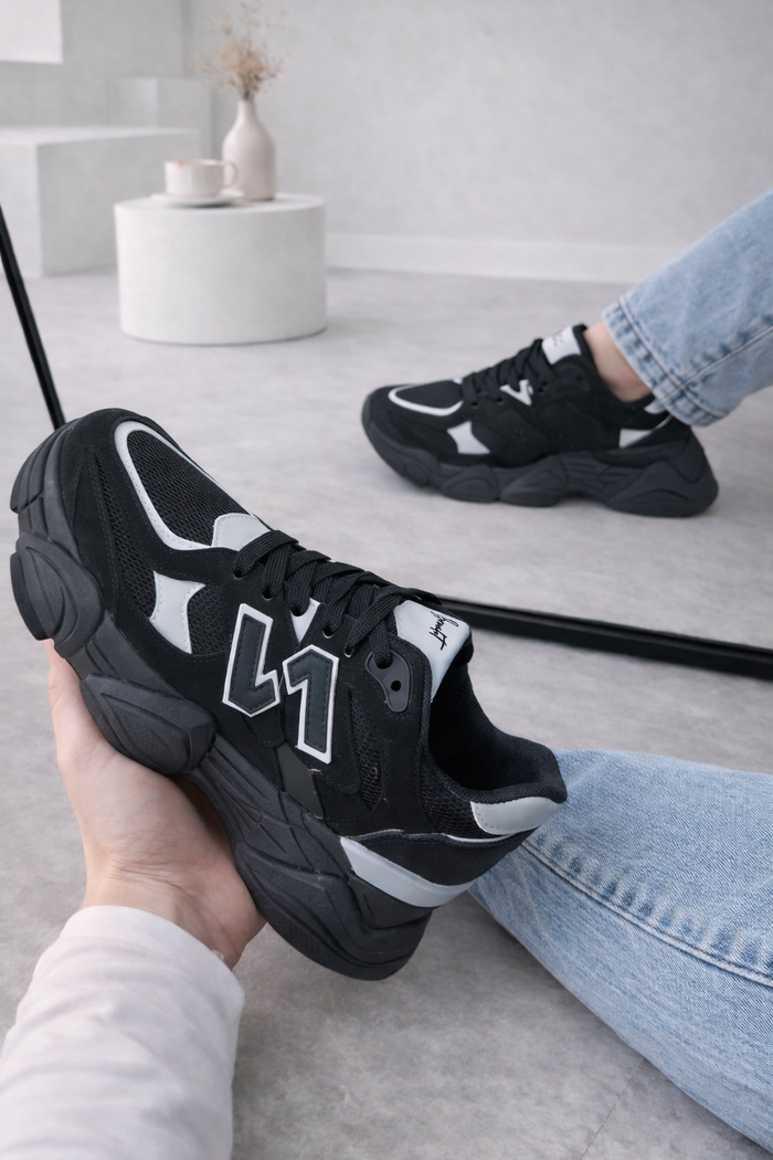 BOXXFIT the label | Sneaker Dana zwartgrijs