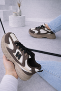 Sneaker Elva coffee