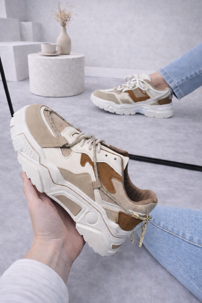 Sneakers Elvira khaki