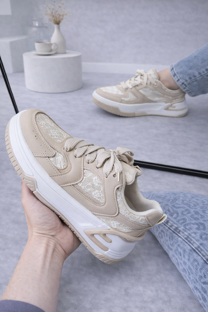 Sneakers Elina beige