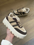 Sneaker Selin bruin/beige