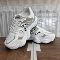 Sneaker Dana wit met panterprint - PRE ORDER