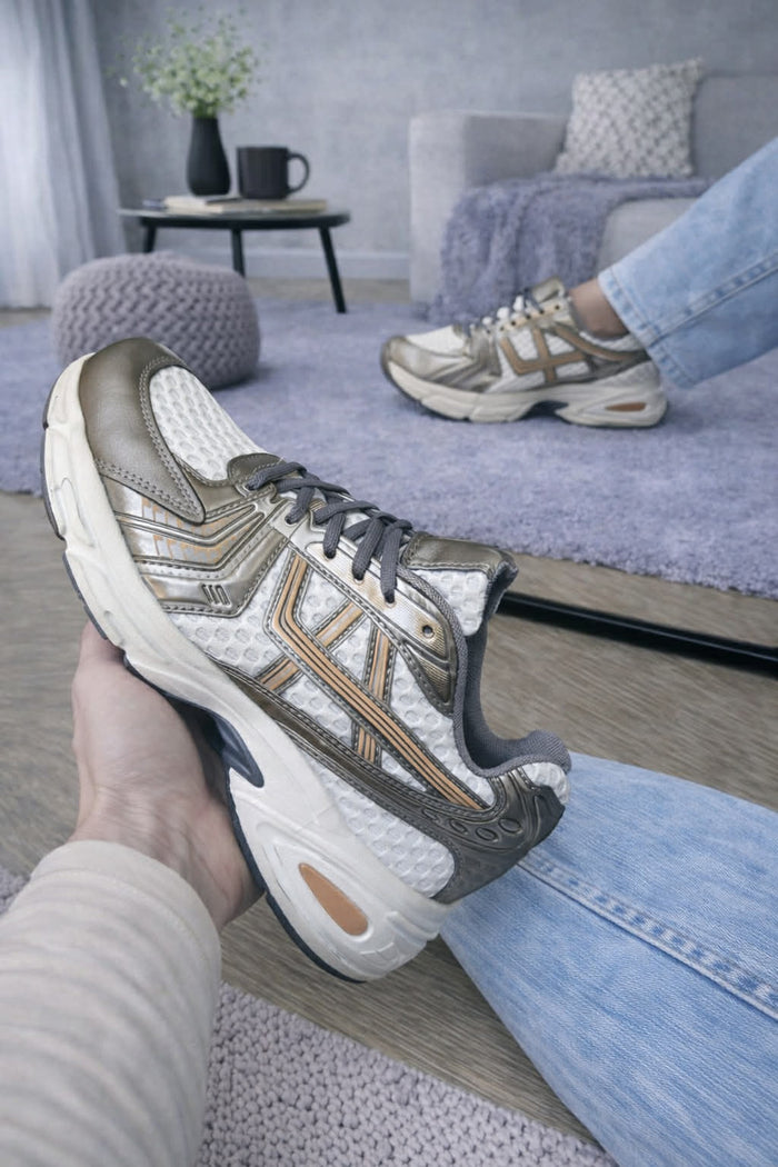 Sneaker Yfke goud
